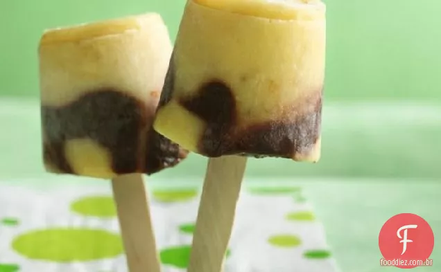 Fudgy Chocolate-Banana Pops