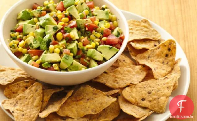Salsa de milho e abacate