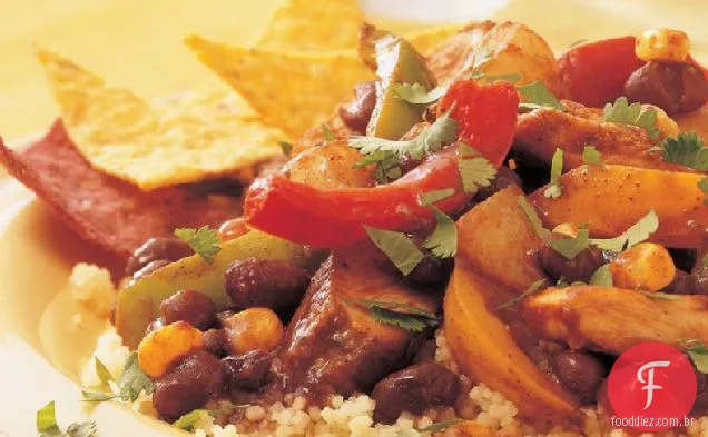 Frango e cuscuz do sudoeste
