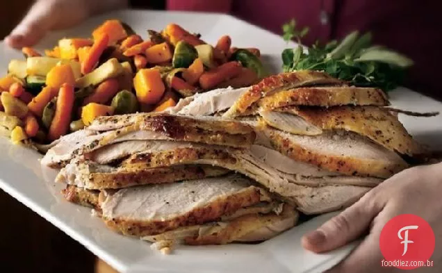 Mel Grelhado-Dijon Brined Turquia Mama