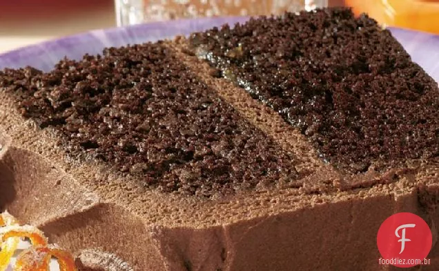 Laranja-Mocha-Bolo De Chocolate