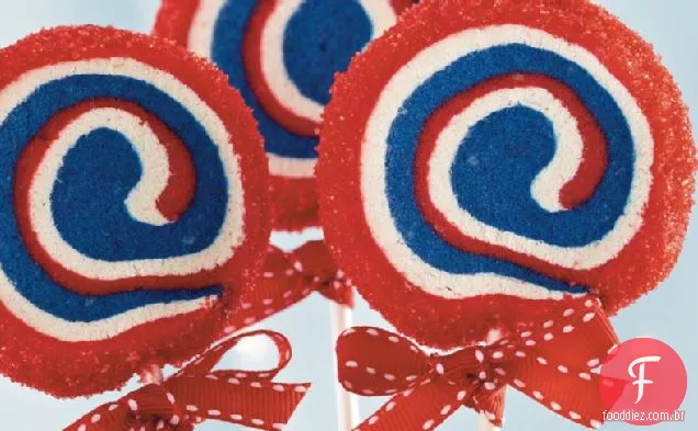Patriótico Cookie Pops