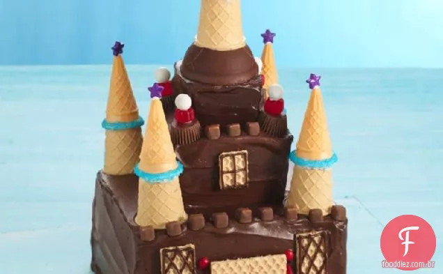 Bolo Do Castelo Da Princesa Do Chocolate