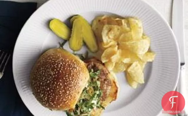 Peru Hambúrgueres Com Cremoso Romaine Slaw