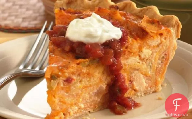 Chicken Enchilada Quiche