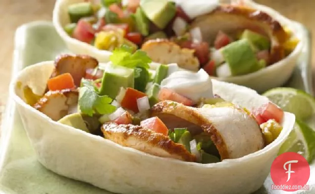 Zesty Chicken & Avocado Stand ' N Stuff ™ Soft Tacos