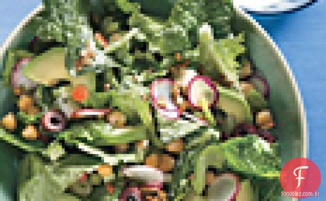 Salada de Inverno Com Molho De Limão e iogurte