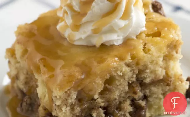 Bolo De Creme De Leite De Maçã Rodado