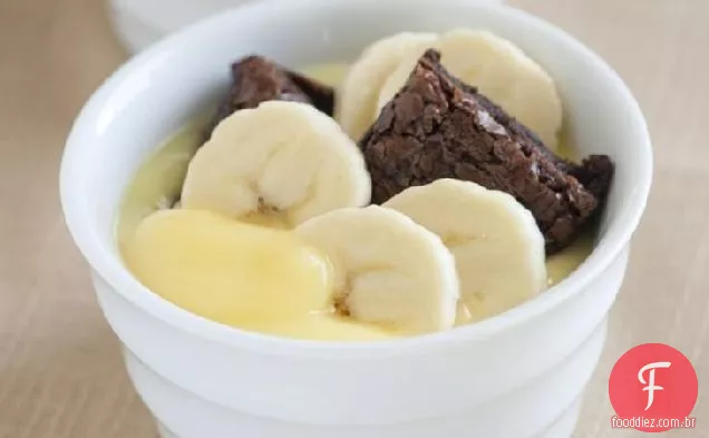 Pudim De Banana Brownie