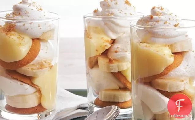 Pudim de Banana rápido e saboroso