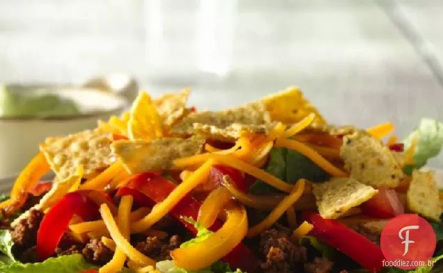 Salada De Carne Moída Fajita Taco