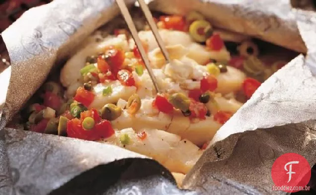 Pacotes De Peixe Mexicano Grelhado