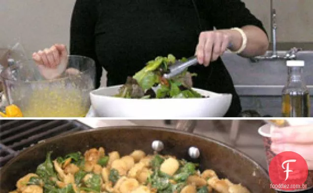 Receita Da Salada Da Luz Do Sol Da Alface Da Manteiga
