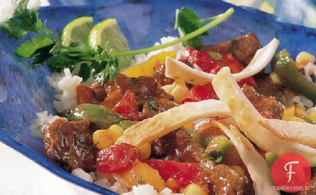 Taças De Carne Fajita