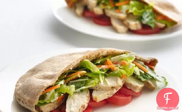Frango Saudável Caesar Pitas