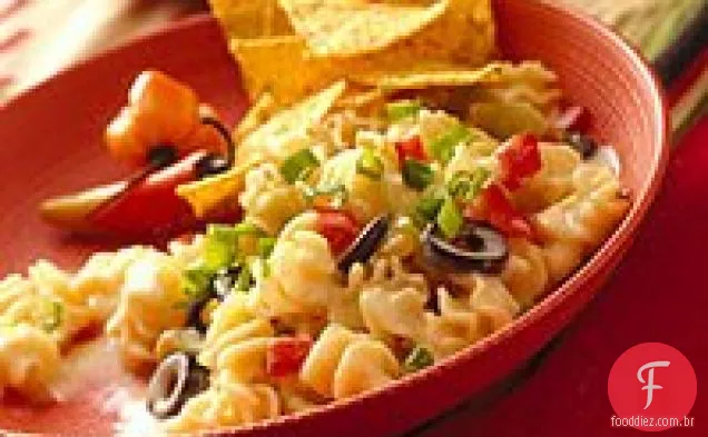 Macarrão Mexicano e queijo