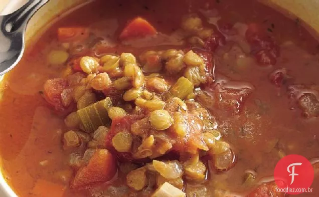 Sopa De Tomate-Lentilha