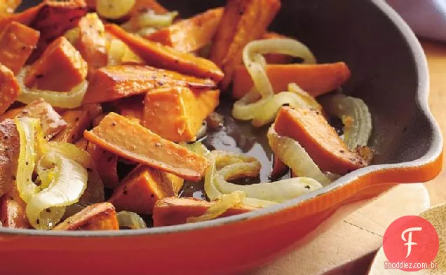 Batata Doce Batatas Fritas Em Casa