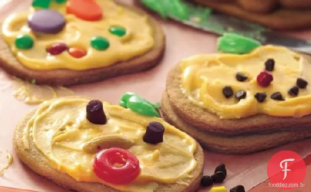 Jack-O ' - Lantern Cookies
