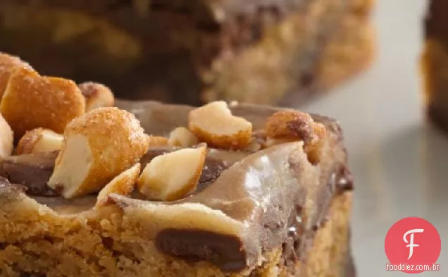 Manteiga De Amendoim-Fudge Bars