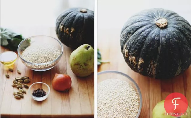 Barcos De Squash Com Quinoa