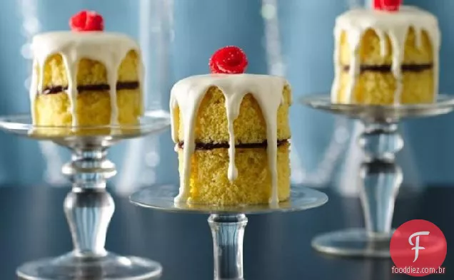 Inglês Rose Jam Cake Stacks