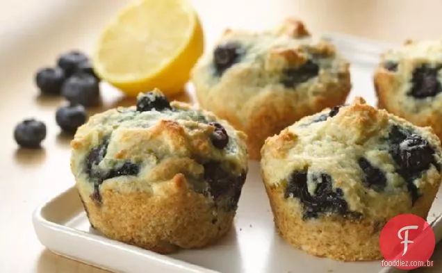 Iogurte Grego Muffins De Mirtilo