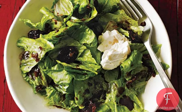 Salada Romaine com vinagrete balsâmico