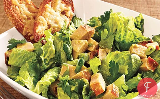 Salada de peru e Romaine