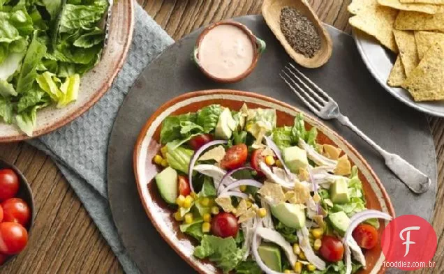 Saladas De Taco De Frango Chipotle