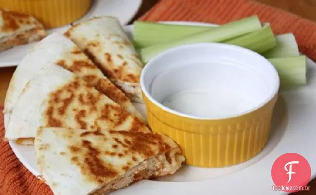 Buffalo Chicken Quesadillas