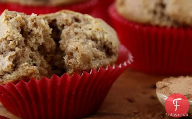Chocolate Banana Pão Muffins