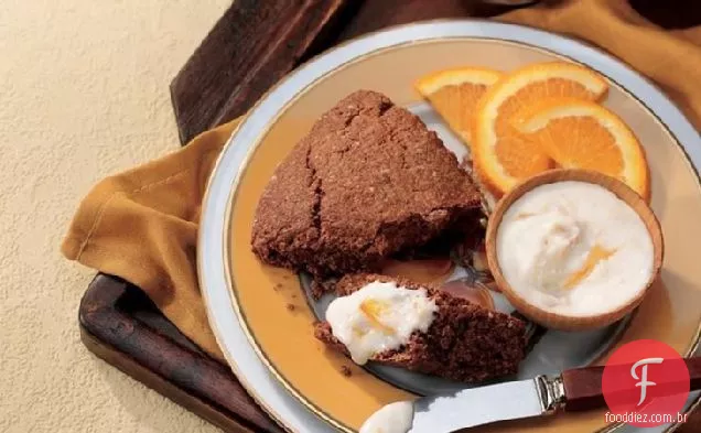Chocolate-Amêndoa Scones