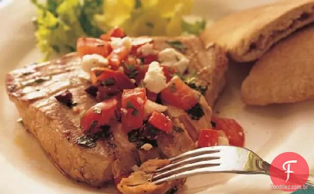 Bifes Grelhados De Atum Mediterrâneo