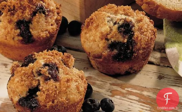 Trigo Integral Lightened-Up-Muffins De Mirtilo