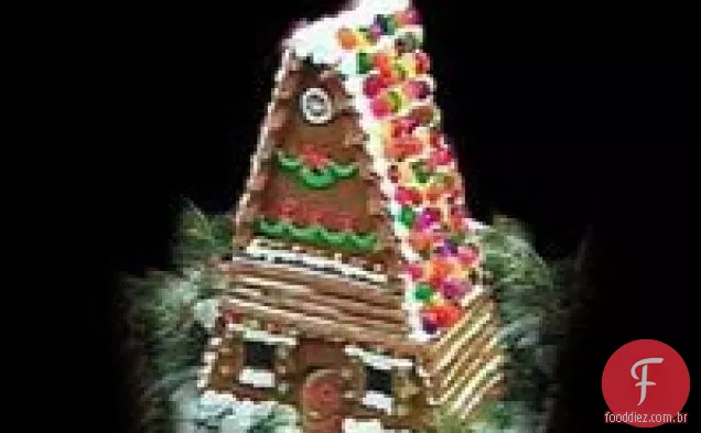 Happy Holidays Gingerbread House
