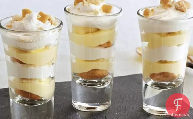 Pudim De Banana Shots