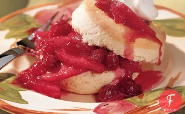 Cranberry - Apple Shortcakes
