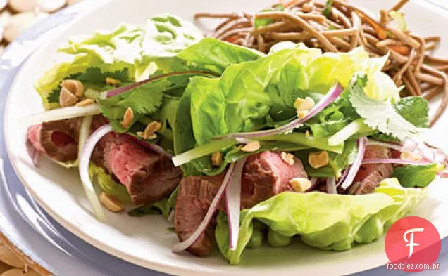 Envoltórios De Alface De Carne