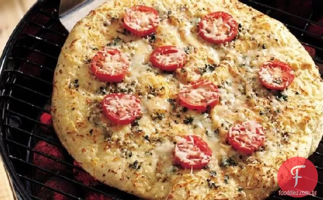 Pizza Margherita Grelhada
