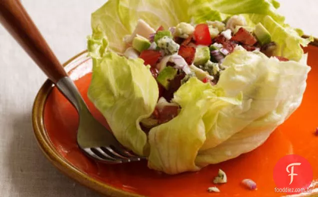 Salada Cobb Alface Wraps