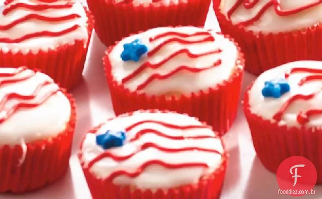 Estrelas e listras Cupcakes