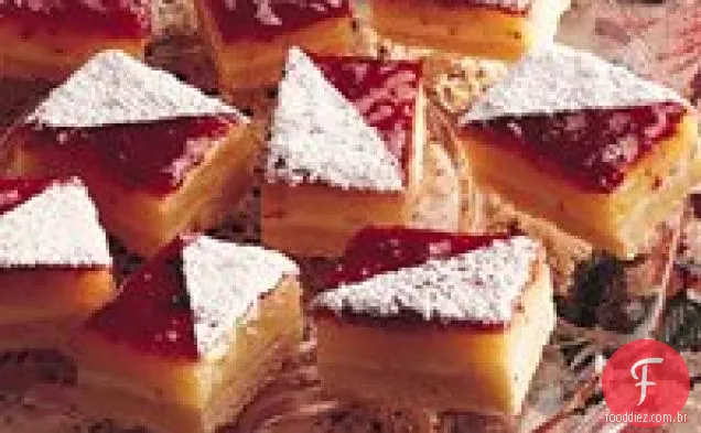 Barras De Limão-Framboesa Deliciosas