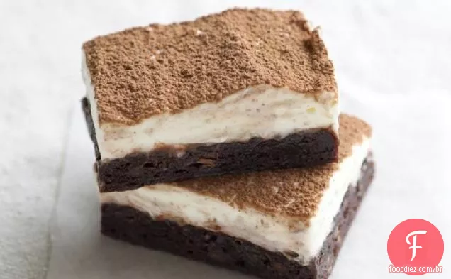 Fácil Tiramisu Brownie Bares