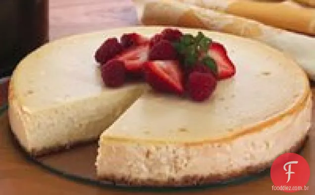 Cheesecake cítrico com bagas