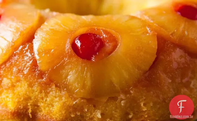 Bolo Bundt De Abacaxi De Cabeça Para Baixo