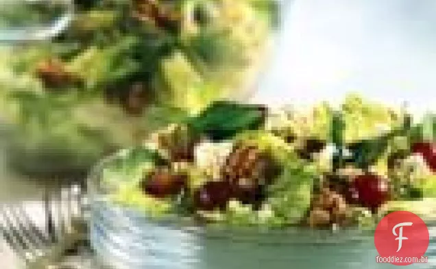 Salada Romaine, Gorgonzola, Uva E Noz