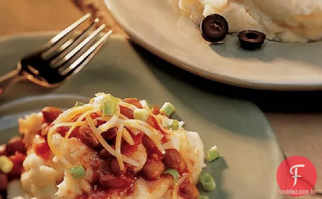 Purê de batatas com pimenta mexicana-queijo Topper
