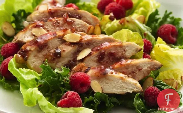 Salada De Frango Com Framboesa Grelhada-Chipotle