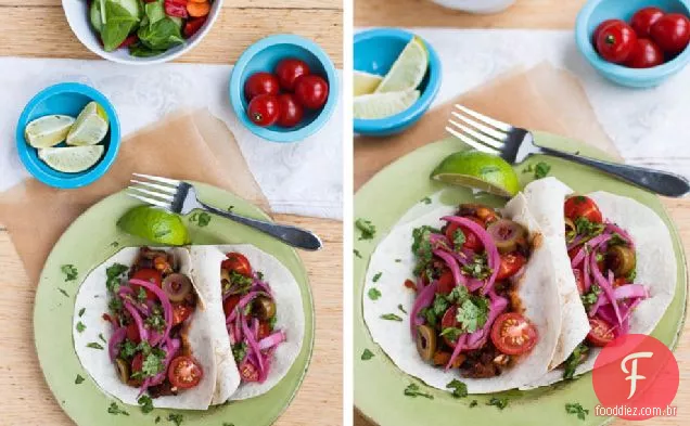 Tacos De Feijão Preto
